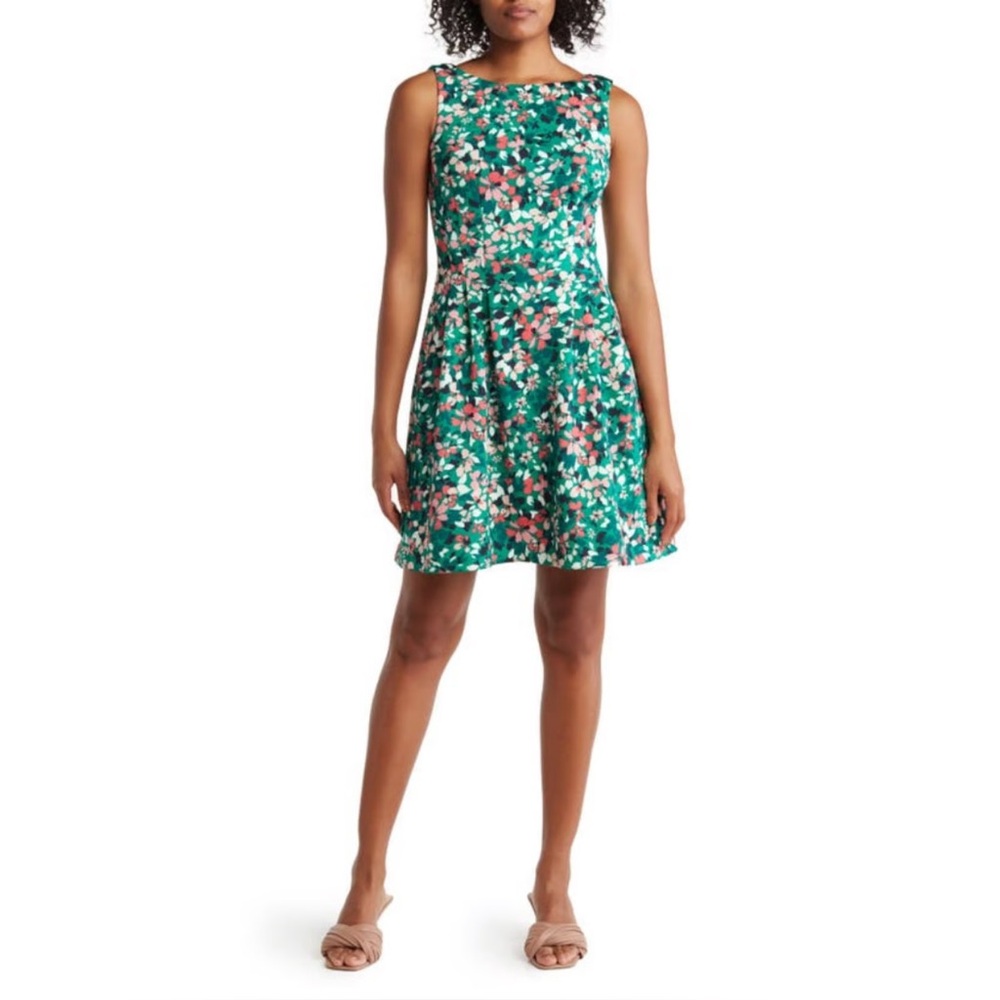 VINCE CAMUTO, Women's Mini Dress, Floral Multicolor, Size 14, Used